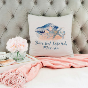 Sanibel Island Seashells Cushion
