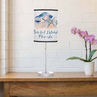 Sanibel Island Seashells   Desk Lamp