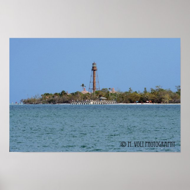 Sanibel Lighthouse Poster (Front)