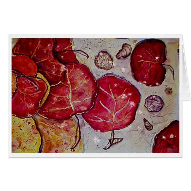 Sanibel Sea Grape Leaves (Front Horizontal)
