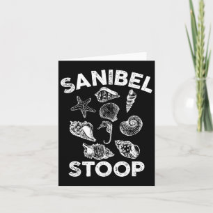 Sanibel Stoop Seashells Sanibel Island Florida Bea Card