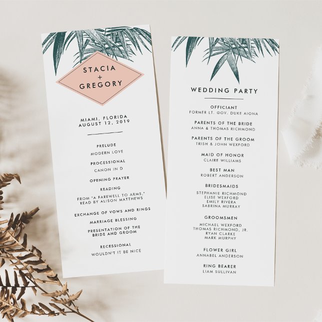 Sanibel Wedding Ceremony Program (Creator Uploaded)