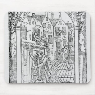 Sanitation in the Middle Ages Mouse Pad
