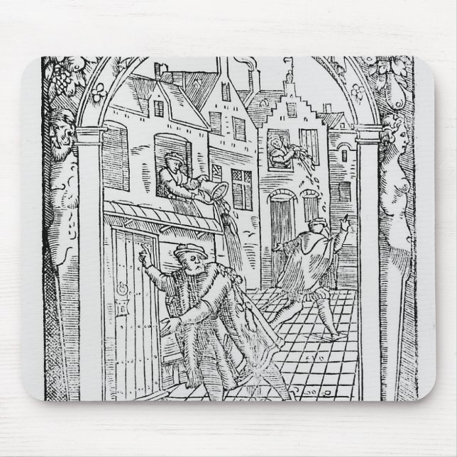Sanitation in the Middle Ages Mouse Pad (Front)