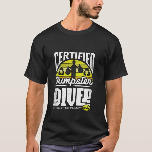 Sanitation Worker Garbage Collection Funny T-Shirt (Front)