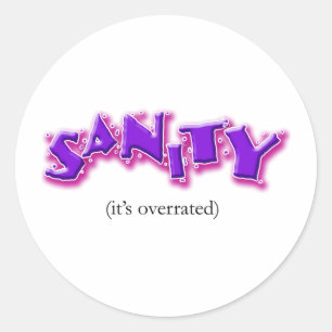 Sanity Classic Round Sticker