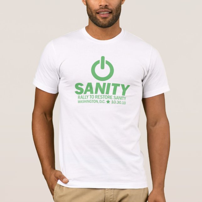 Sanity Green T-Shirt (Front)