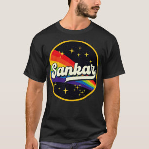 Sankar Rainbow In Space Vintage Style T-Shirt