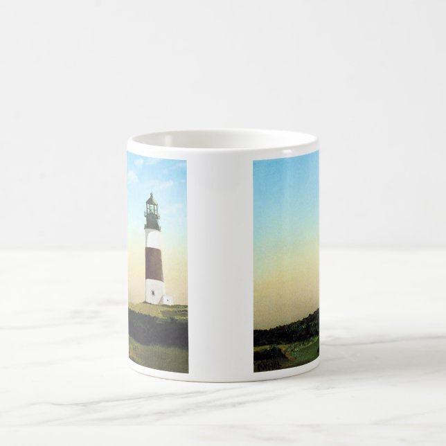 Sankaty Head Nantucket Lighthouse Painting Coffee Mug (Center)