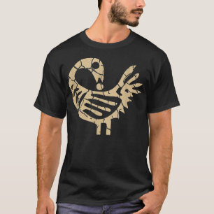 Sankofa Bird African Bird Simple Pattern Juneteent T-Shirt
