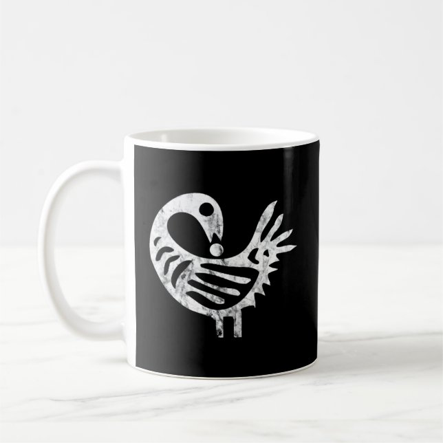 Sankofa Bird Afrocentric Adinkra Symbol African Pa Coffee Mug (Left)