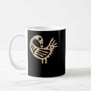 Sankofa Bird Flower Afrocentric Adinkra Symbol  Coffee Mug