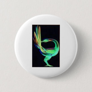 Sankofa birds 6 cm round badge