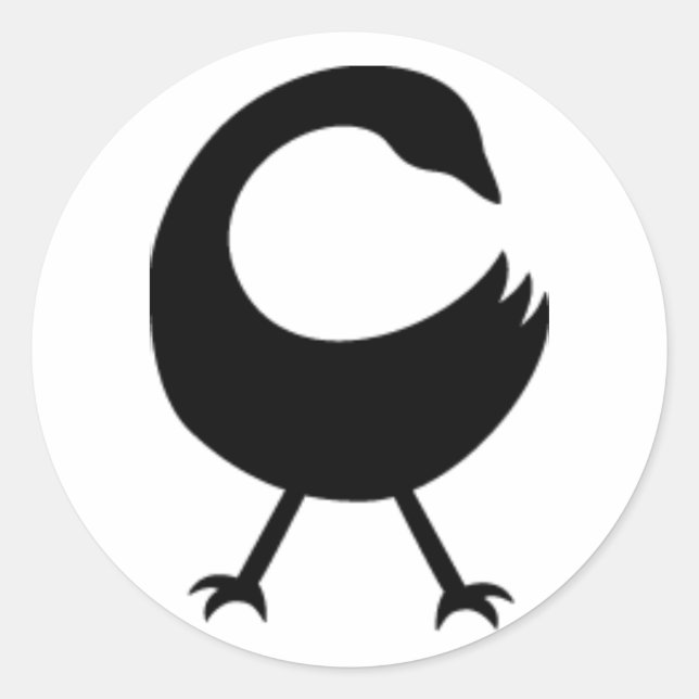 Sankofa Round Sticker (Front)