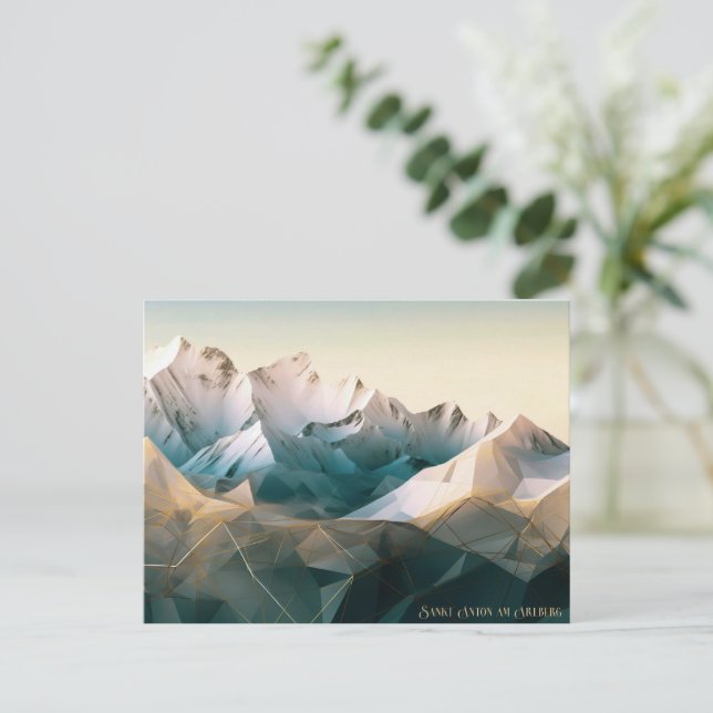 Sankt Anton am Arlberg Postcard (Standing Front)
