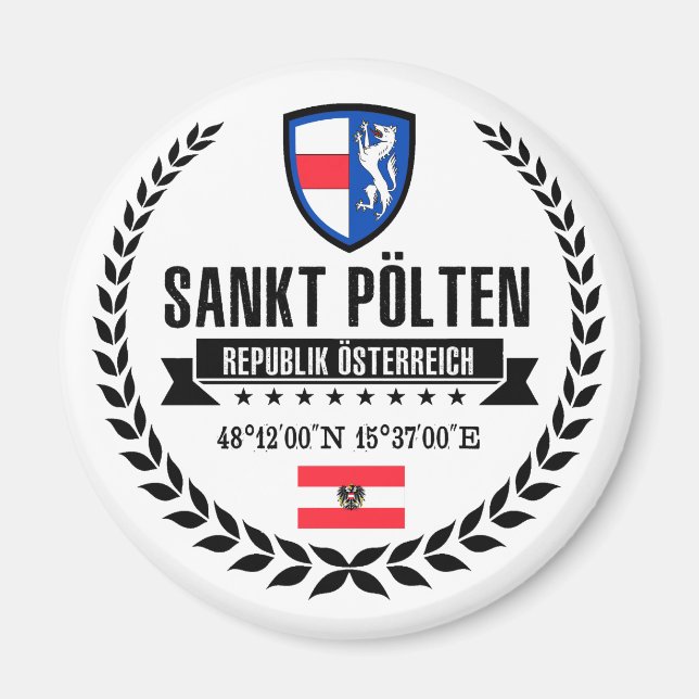 Sankt Pölten Magnet (Front)