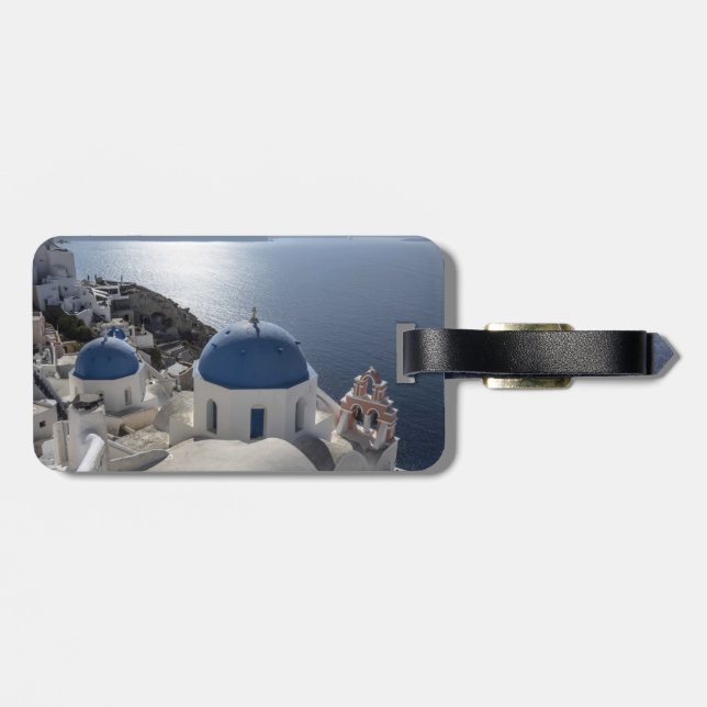 Sanorini Luggage Tag (Back Horizontal)