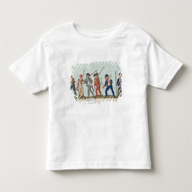 Sans Culotte Lighting his Pipe Toddler T-Shirt (Front)