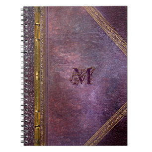 Sanscartier Victorian Monogram Notebook