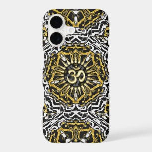 Sanskrit Om Gold Pentagon Wild One iPhone case