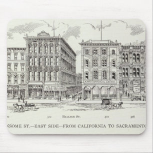 Sansome East side California and Sacramento Mouse Pad