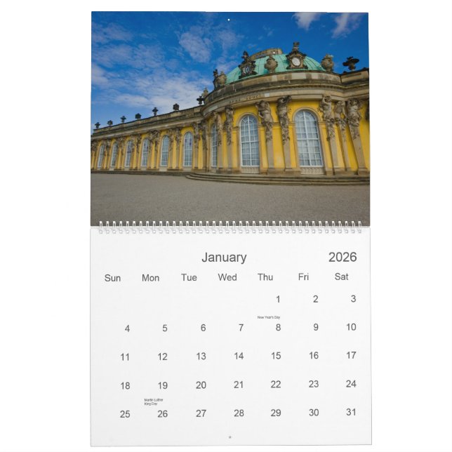 Sanssouci 2011 Calendar (Jan 2026)