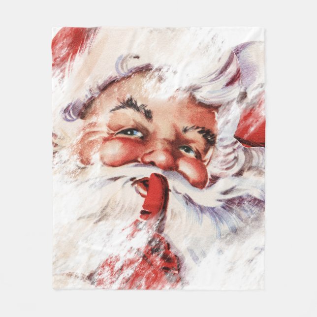 Santa 023 fleece blanket (Front)