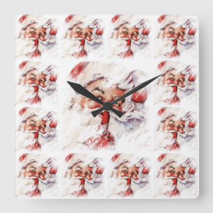 Santa 024 square wall clock