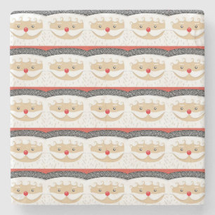 Santa 026 stone coaster