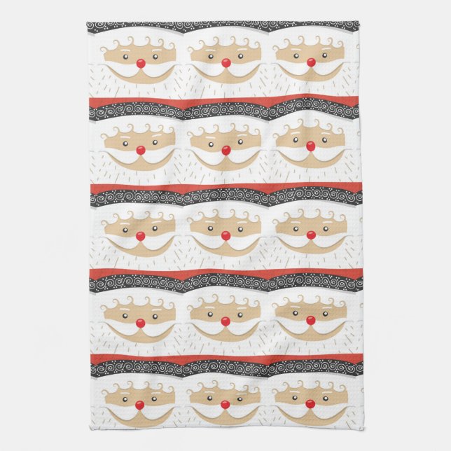 Santa 026 tea towel (Vertical)