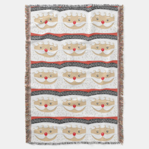 Santa 026 throw blanket