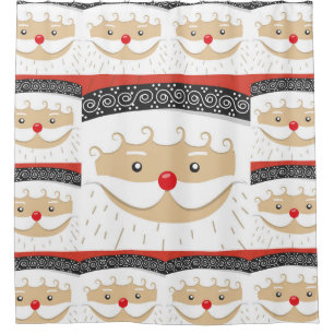 Santa 027 shower curtain