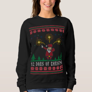 Santa 12 Dabs of Christmas Ugly Xmas Sweater