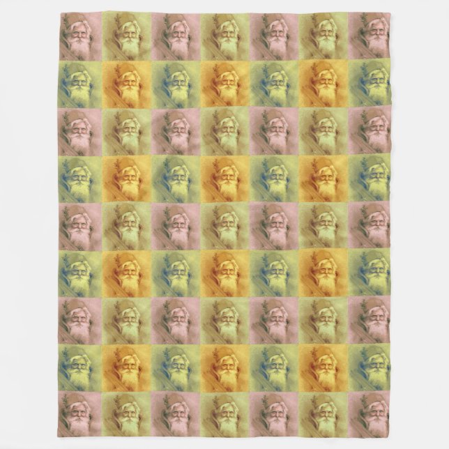 Santa_2014_1029 Fleece Blanket (Front)