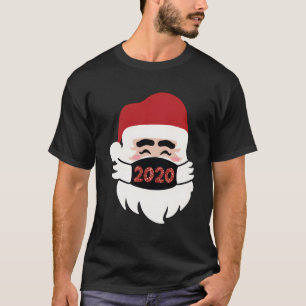 Santa 2020 With Facemask Funny Novelty Gift For Ch T-Shirt