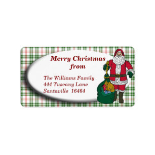 Santa Address Label 2