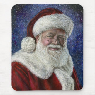 Santa amongst the Stars Mouse Pad
