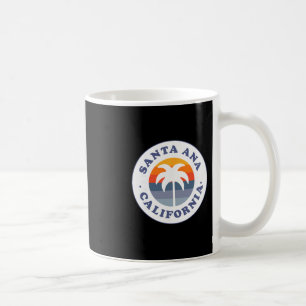 Santa Ana California Ca Palm Tree Beach Vacation S Coffee Mug
