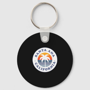 Santa Ana California Ca Palm Tree Beach Vacation S Key Ring