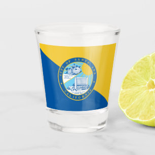 Santa Ana city flag Shot Glass