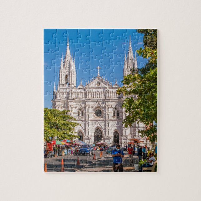 Santa Ana, El Salvador Cathedral Jigsaw Puzzle (Vertical)