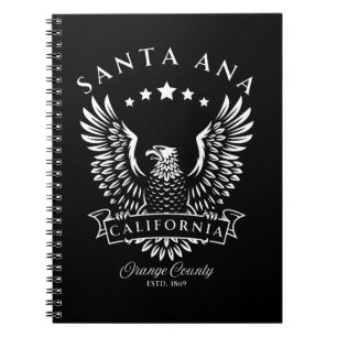 Santa Ana Orange County California Vintage Eagle Notebook