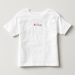 "Santa and Dinosaurs Magic" Toddler T-Shirt