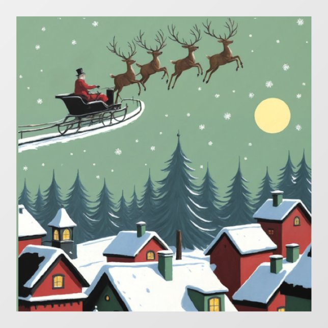 Santa and His Sleigh (Sheet)