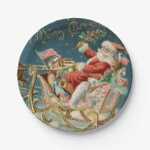 Santa And His Sleigh Small