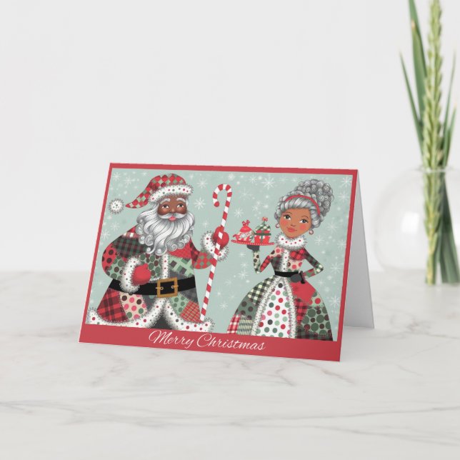 Santa and Mrs. Claus Holiday Card (Front)