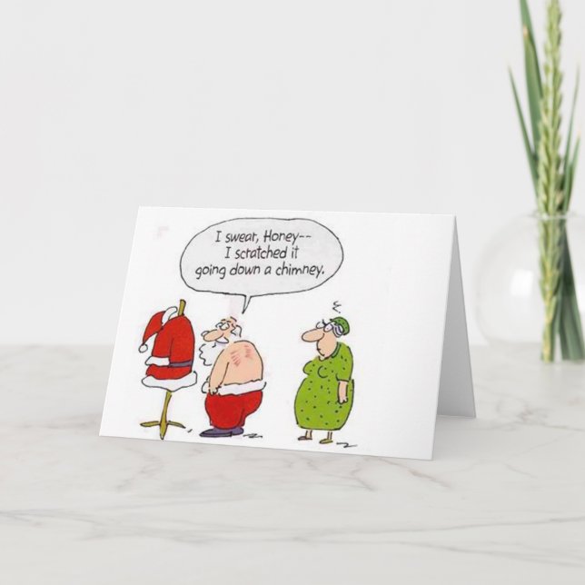 Santa and Mrs. Claus Holiday Card (Front)