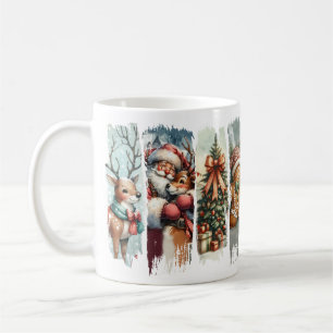 Santa and reindeer Christmas the and cookies Coffee Mug