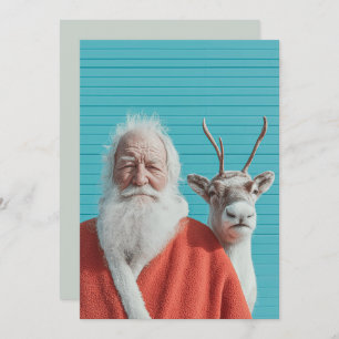 Santa and Reindeer Holiday Duo