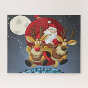Santa and Reindeer Puzzle